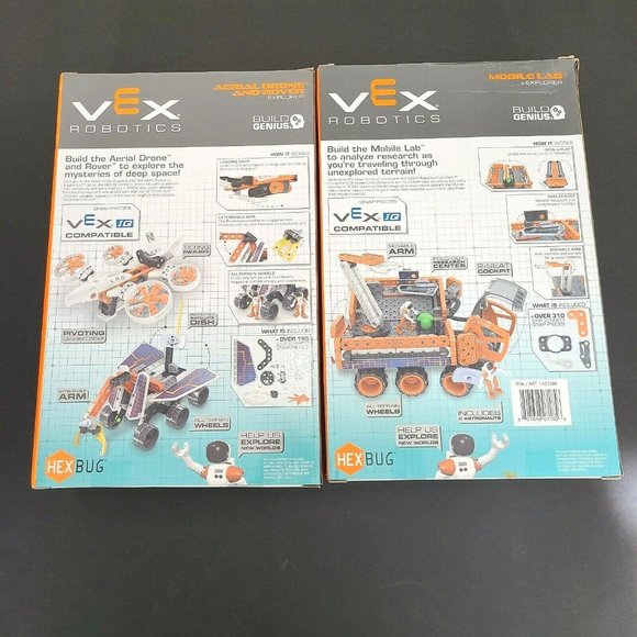 Vex Robotics Hexbug Stem Starter Kit Mobile Lab + Aerial Drone and Rover New - Picture 2 of 2